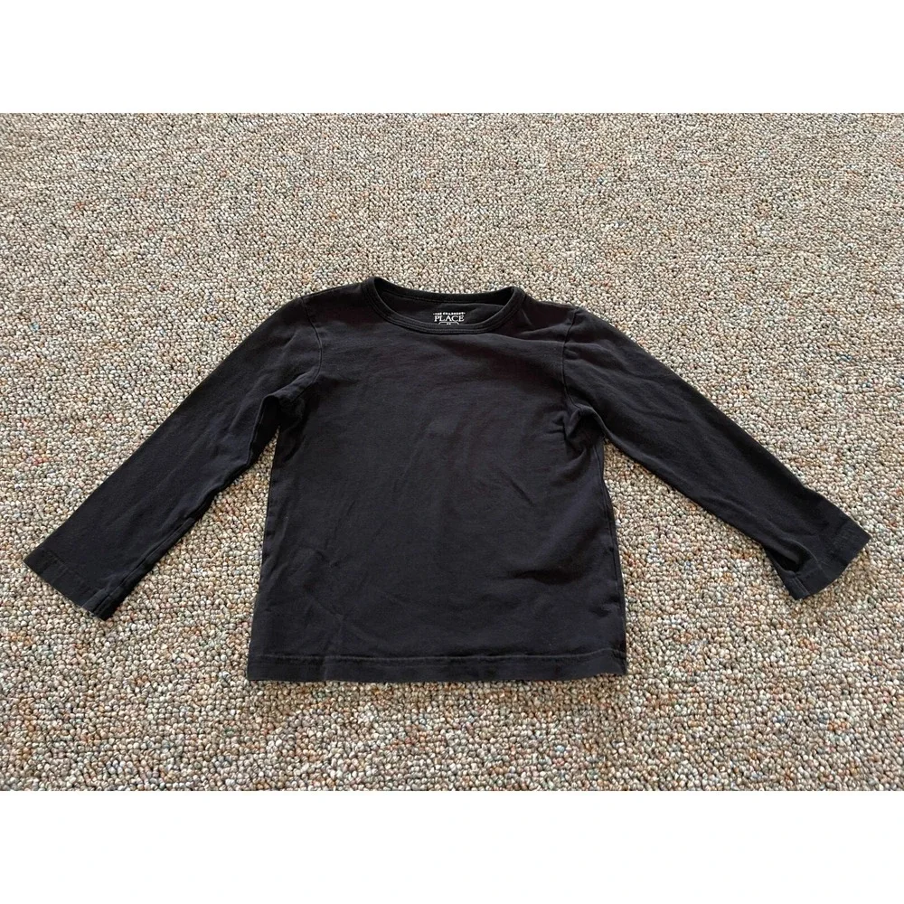 The Children s Place Boys Long-Sleeved Black Top 3T